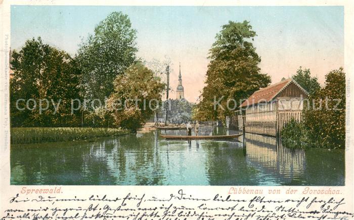 Luebbenau Spreewald Partie von der Goroschoa