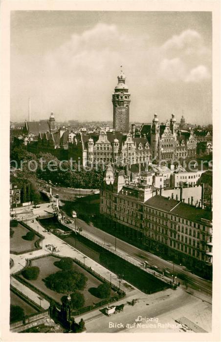 LEIPZIG Sachsen Blick auf das neue Rathaus