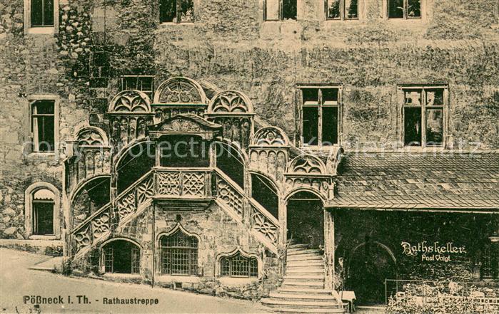 Poessneck Rathaus Treppe