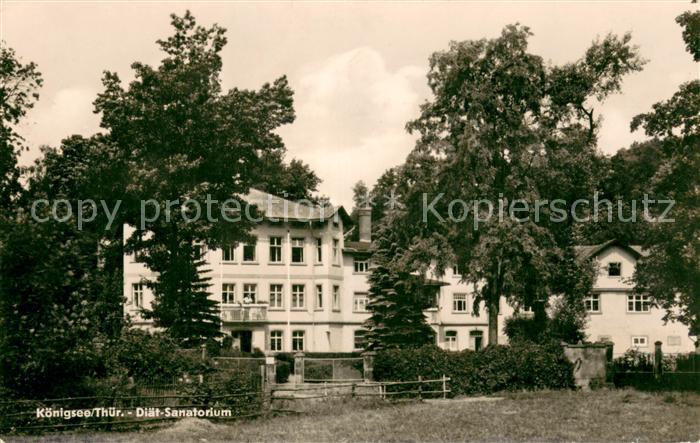 Koenigsee Thueringen Diaet Sanatorium