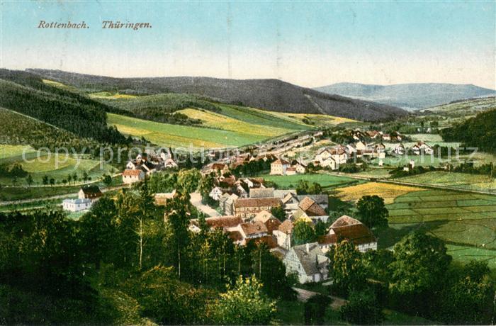 Rottenbach Thueringen Panorama