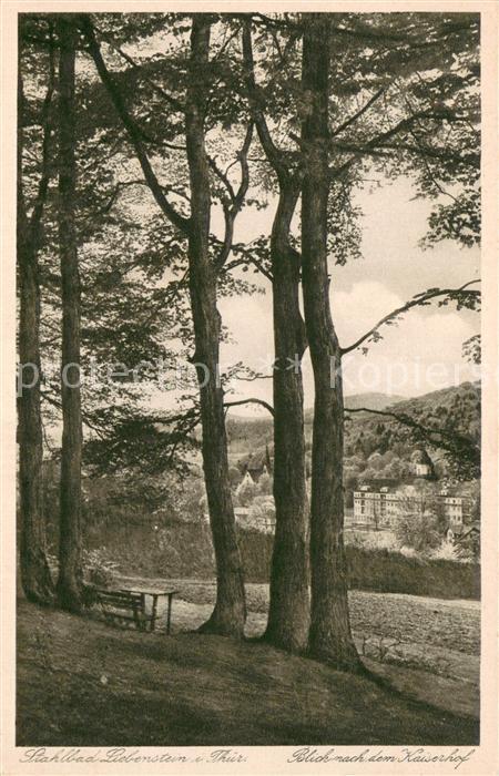 Bad Liebenstein Blick nach dem Kaiserhof