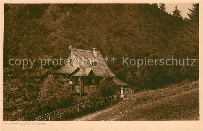Leutenberg Thueringen Klause am Waldrand