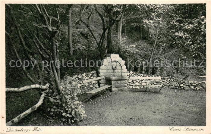 Leutenberg Thueringen Crone Brunnen