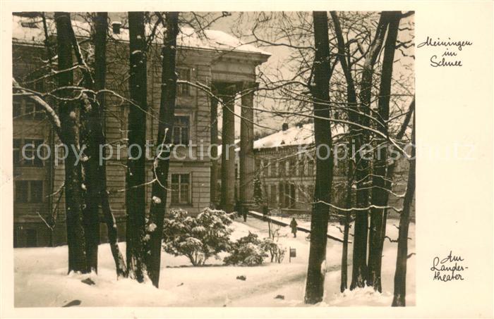 Meiningen Thueringen Partie am Landestheater