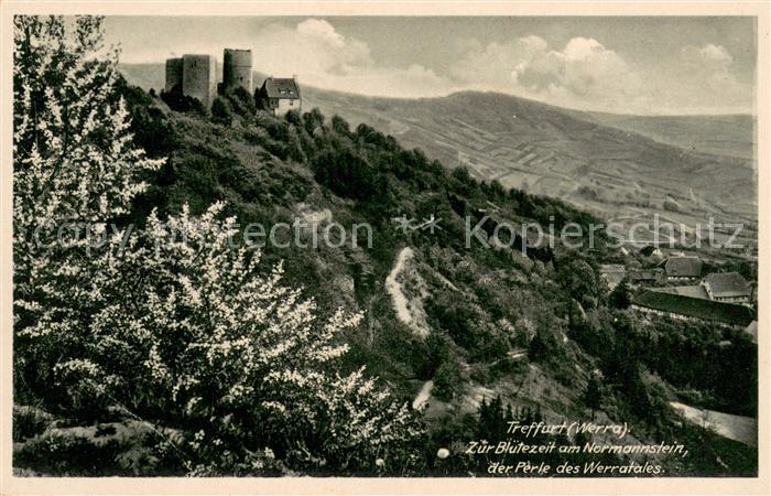 Treffurt Werra Zur Bluetezeit am Normannstein Perle des Werratales