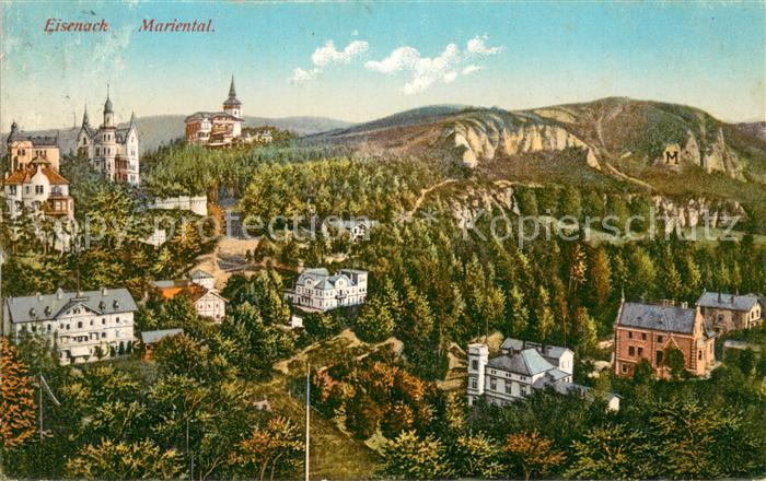 Eisenach Thueringen Panorama Mariental