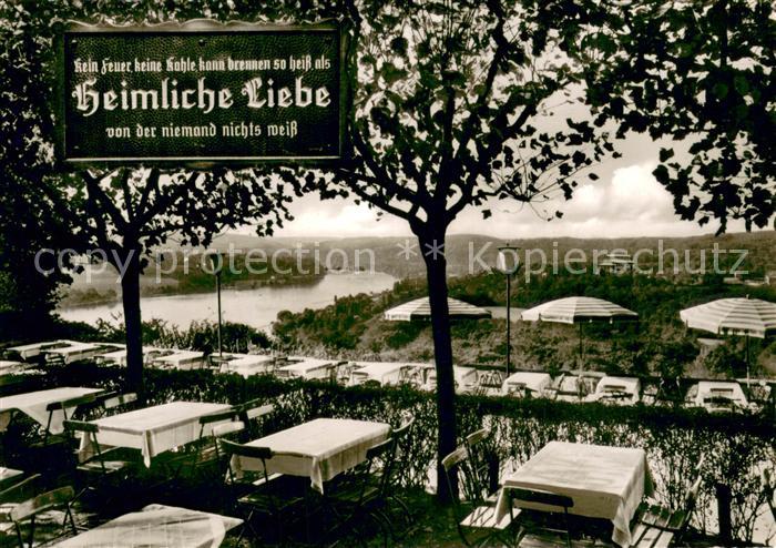 Bredeney Cafe Restaurant Heimliche Liebe Terrasse Fernsicht Baldeneysee