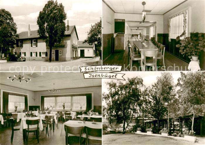 Isenbuegel Gaststaette Schoenberger Gastraum Gartenterrasse Minigolf