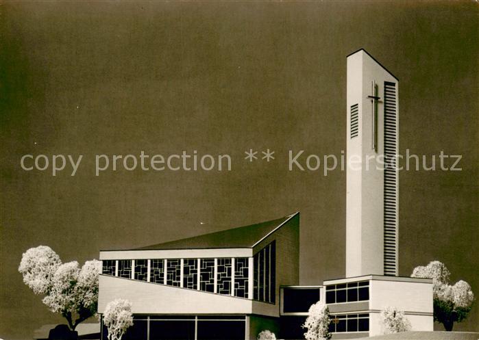 Bergerhausen Essen Evangelisches Gemeindezentrum Modell