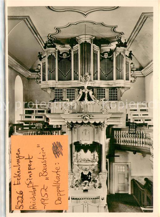 Sinspert Ortsansicht mit Kirche Innenansicht Baustein