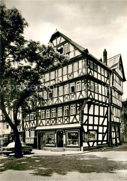 Herborn Hessen Bast'sche Haus am Kornmarkt Fachwerkhaus
