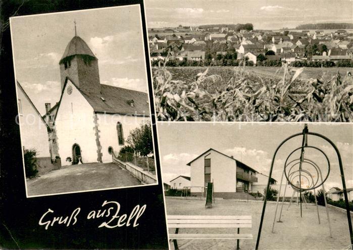 Zell Alsfeld Kirche Kinderspielplatz Panorama