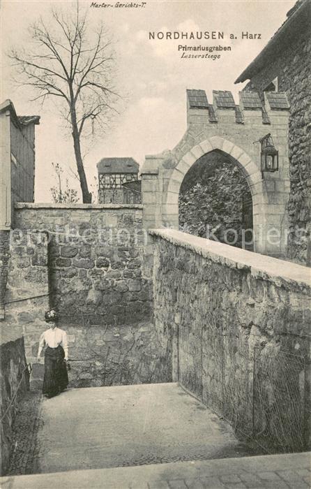 Nordhausen Thueringen Primariusgraben Lasserstiege