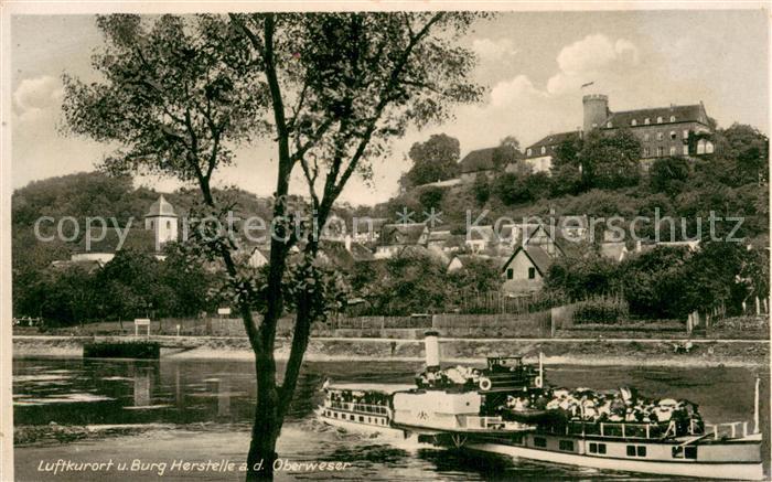 Herstelle Weser Burg Herstelle Weserpartie