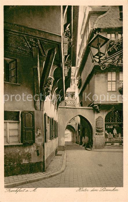 Frankfurt Main Hinter dem Laemmchen