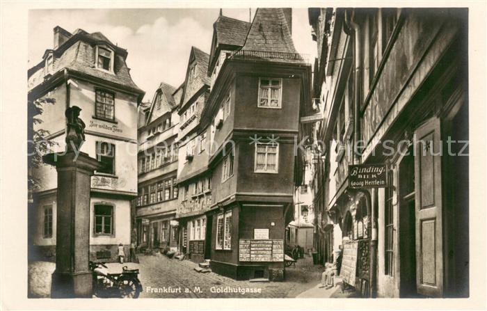 Frankfurt Main Goldhutgasse