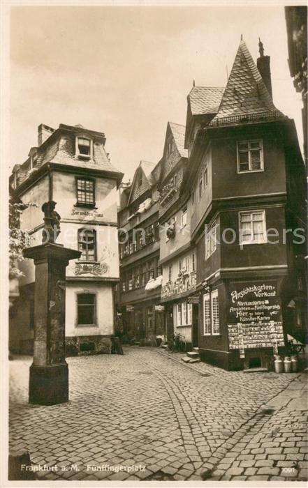 Frankfurt Main Fuenffingerplatz