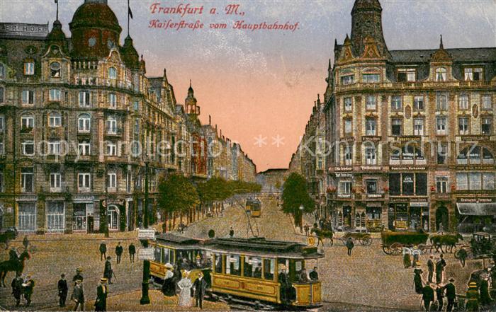 Frankfurt Main Kaiserstrasse Hauptbahnhof Strassenbahn