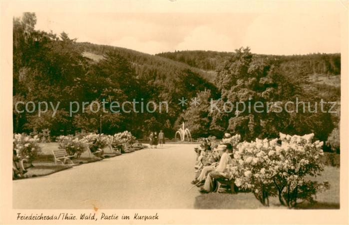 Friedrichroda Partie im Kurpark