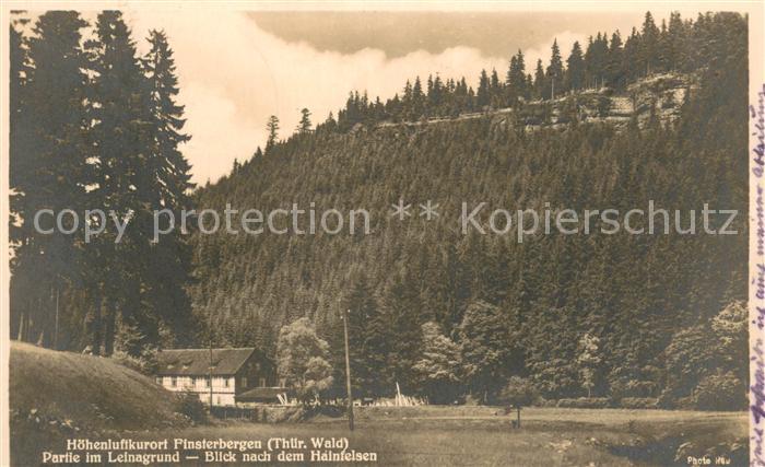 Finsterbergen Partie im Leinagrund mit Hainfelsen