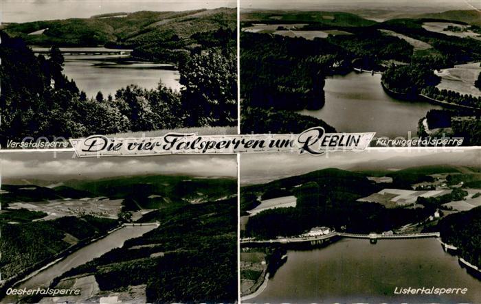 Reblin Versetalsperre Fuerwiggetalsperre Oestertalsperre Listertalsperre