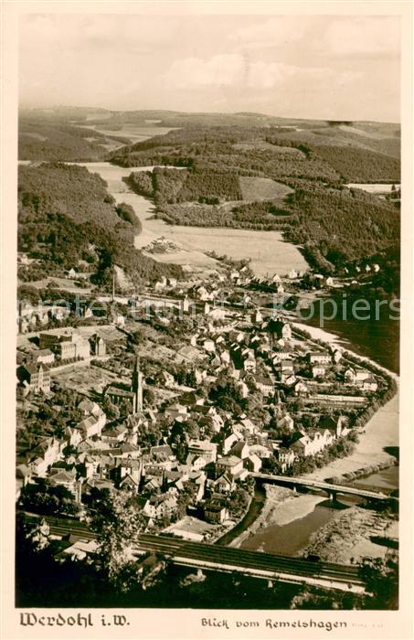 Werdohl Blick vom Remelshagen