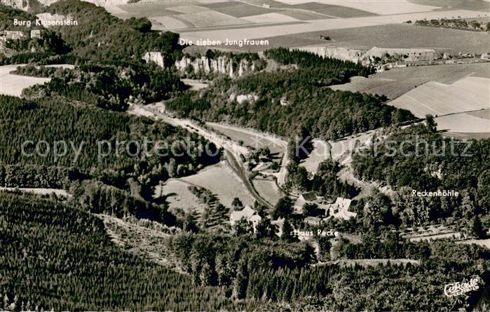 Binolen Haus Recke Reckenhoehle Burg Klusenstein Die sieben Jungfrauen