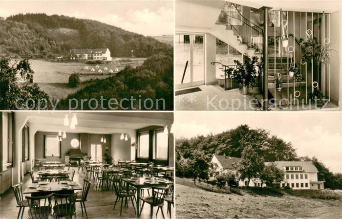 Wiblingwerde Jugend und Freizeitheim Auf dem Ahorn Speisesaal Treppenaufgang