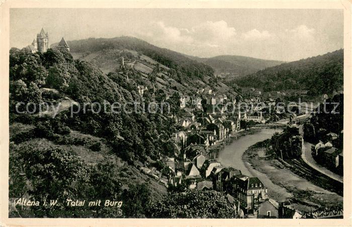 Altena Lenne Total mit Burg