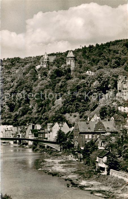 Altena Lenne Panorama mit Burg