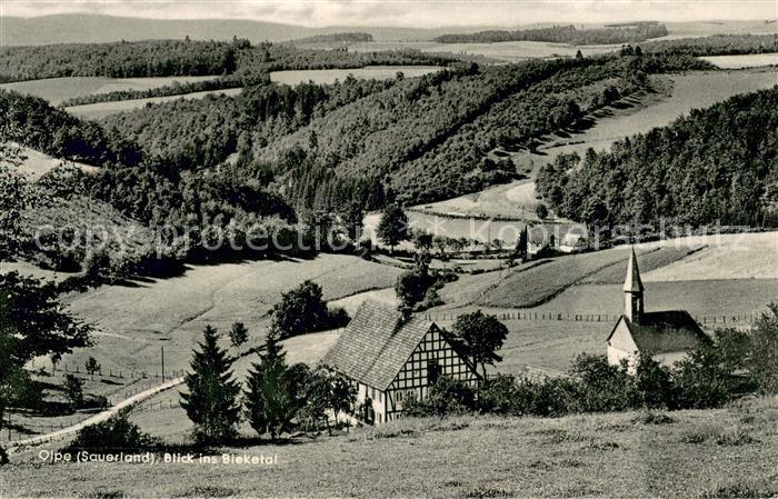 Olpe Meschede Blick ins Bieketal