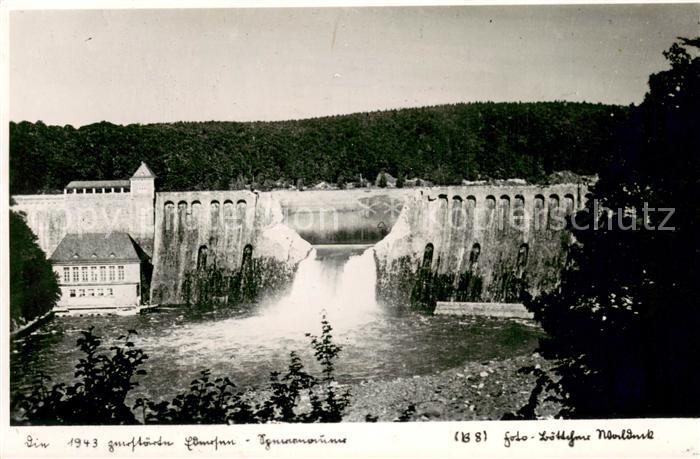 Edertalsperre Staumauer Zerstoerung 1943