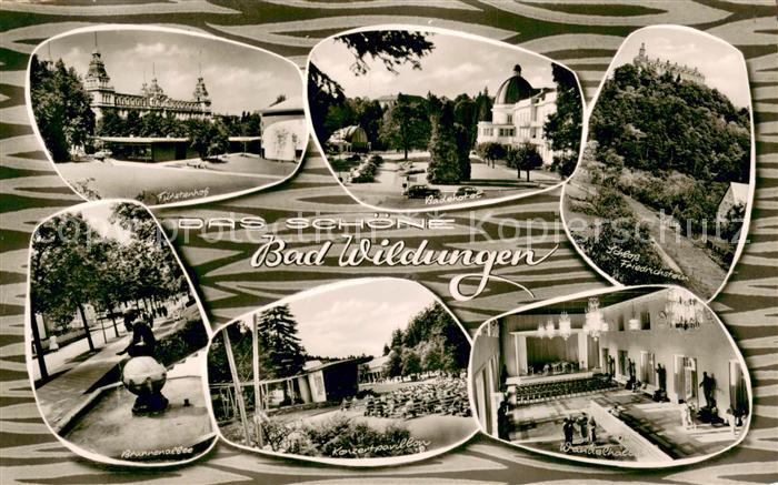 Bad Wildungen Fuerstenhof Badehotel Schloss Friedrichstein Brunnenallee Konzertp