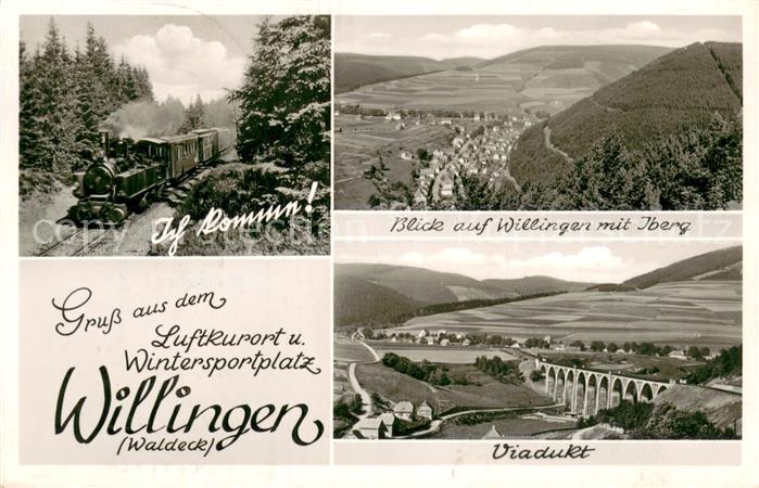 Willingen Sauerland Dampflok Panorama Viadukt