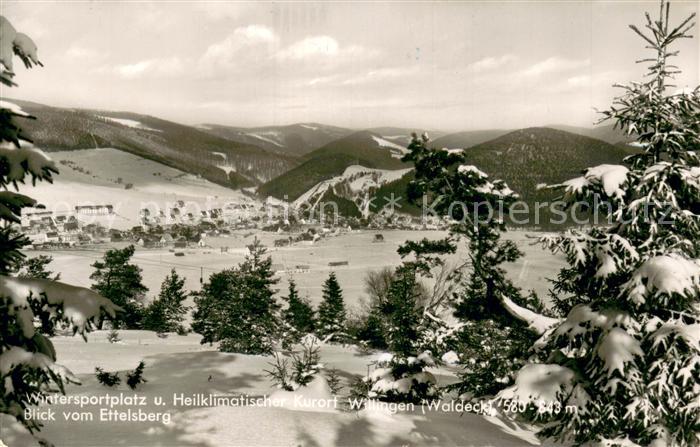 Willingen Sauerland Blick vom Ettelsberg