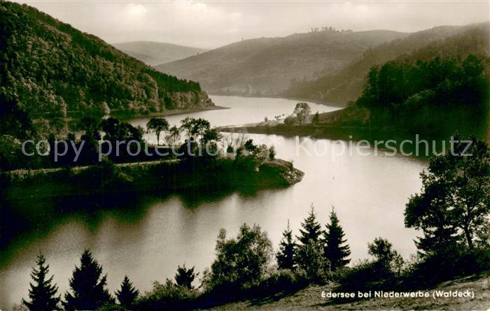 Niederwerbe Panorama am Edersee