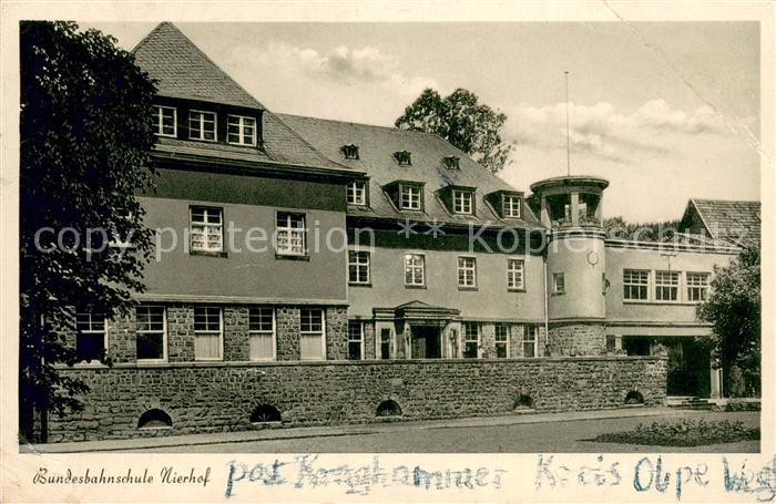 Olpe Stadt Bundesbahnschule Nierhof