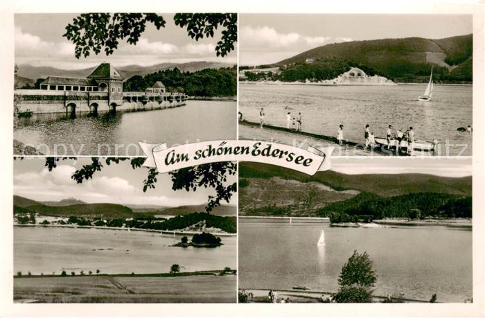 Edersee Staumauer Kanufahren Ederseepartien