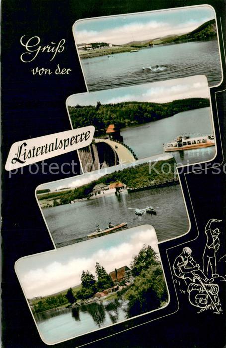 Listertalsperre Teilansichten