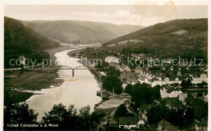 Bad Karlshafen Weserpartie Panorama