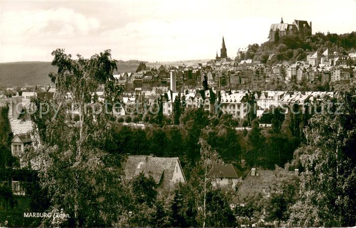 Marburg Lahn Blick auf die Burg
