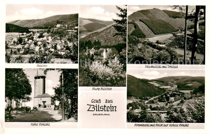 Bilstein Sauerland Panorama Burg Veischedetal mit Freibad Hohe Bracht Bremketal