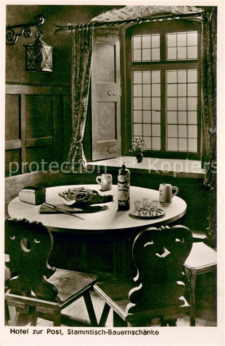 Bilstein Sauerland Hotel zur Post Stammtisch Bauernschaenke