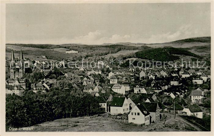 Olpe Stadt Panorama