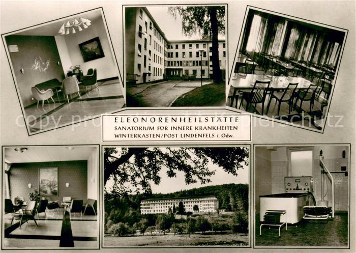 Lindenfels Odenwald Eleonoren Heilstaette Sanatorium Winterkasten Teilansichten