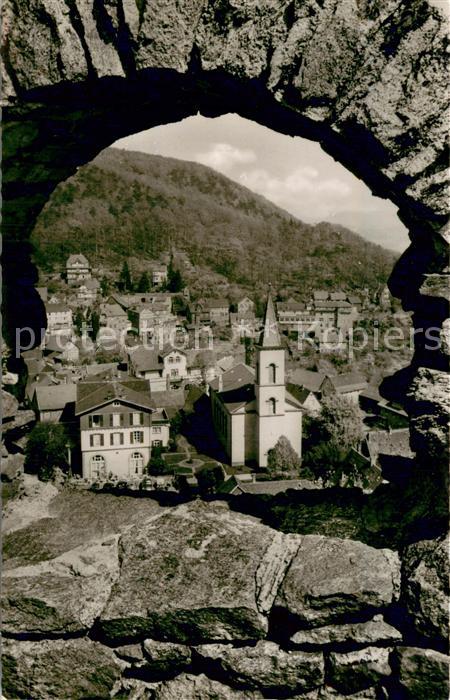 Lindenfels Odenwald Blick von der Burg