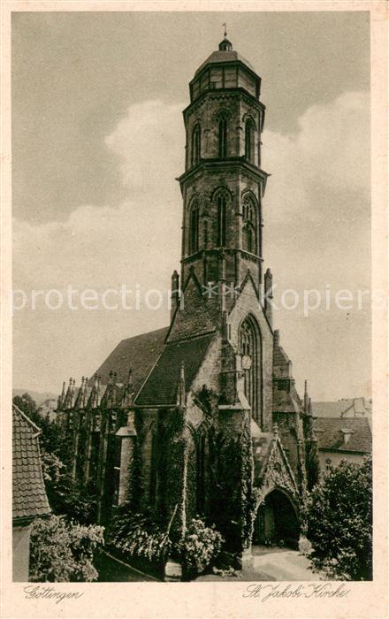 Goettingen Niedersachsen St Jakob Kirche
