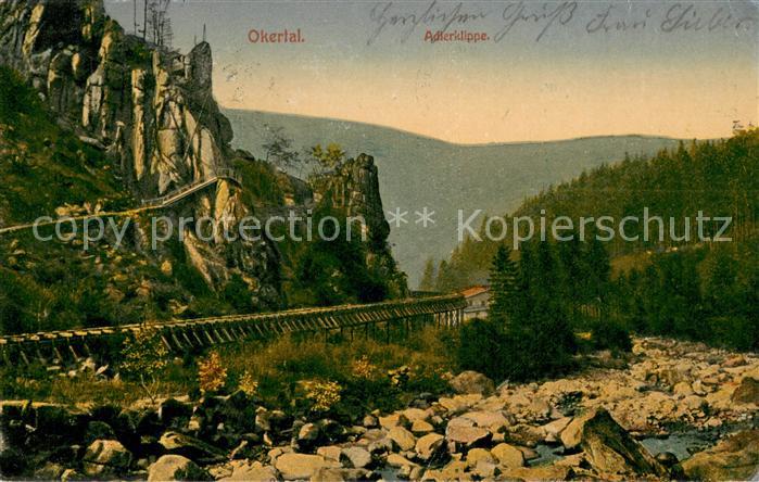Okertal Adlerklippe Hotel Romkerhalle Bahnlinie