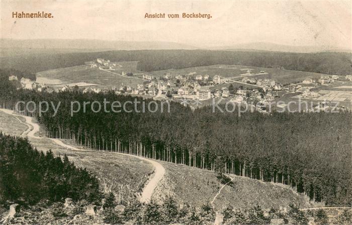 Hahnenklee-Bockswiese Harz Blick vom Bocksberg